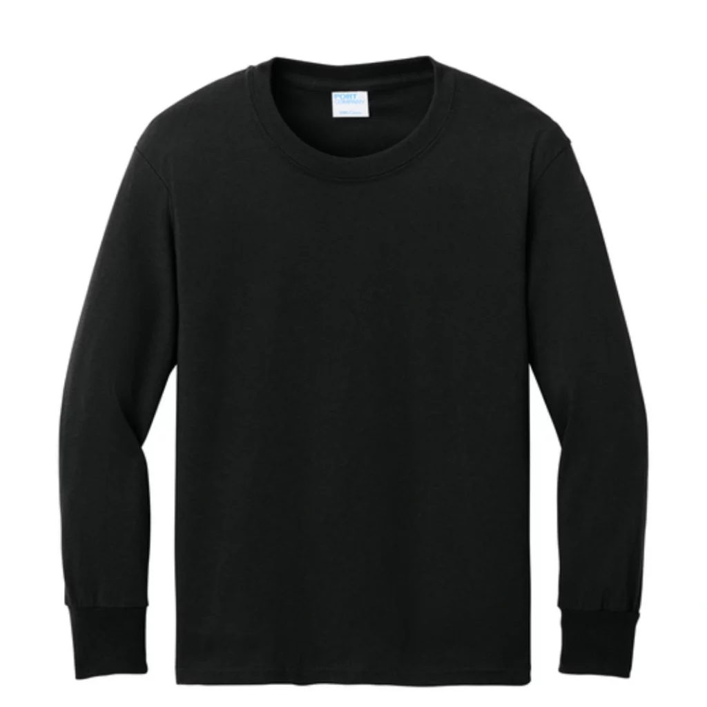 Port & Co™ Youth Long Sleeve Core Cotton Tee