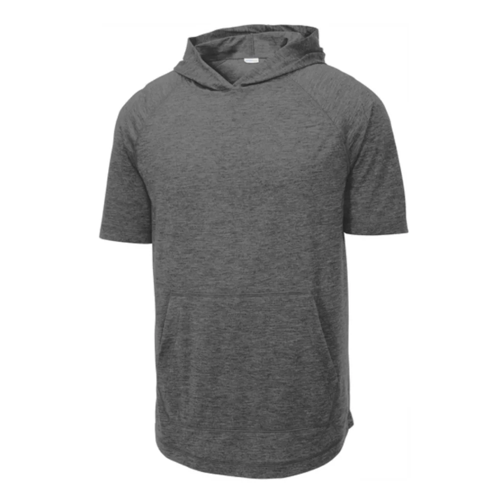 Sport-Tek® PosiCharge® Tri-Blend Wicking Short Sleeve Hoodie